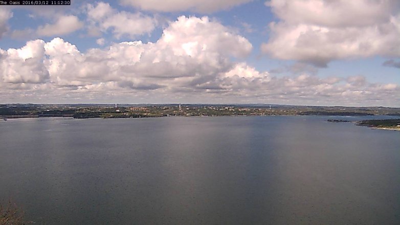 Lake Travis webcam, March 12, 2016 10:20 AM CT