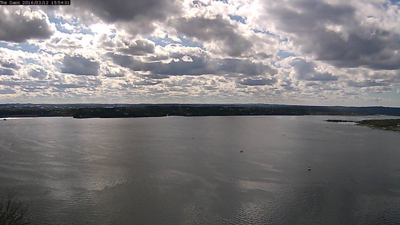 Lake Travis webcam, March 12, 2016 3:00 PM CT