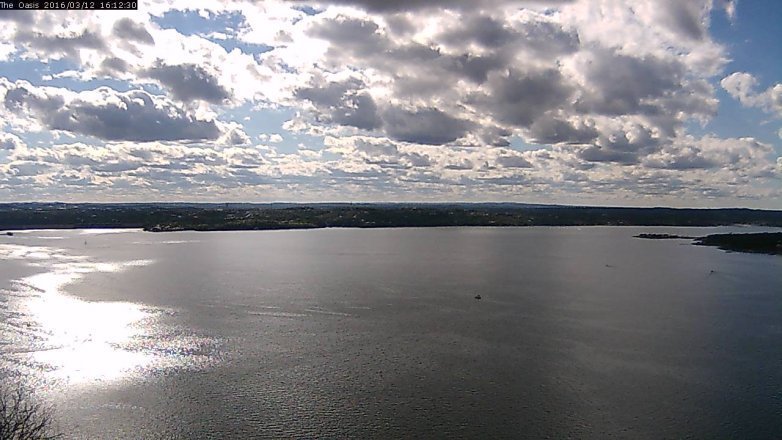 Lake Travis webcam, March 12, 2016 3:20 PM CT