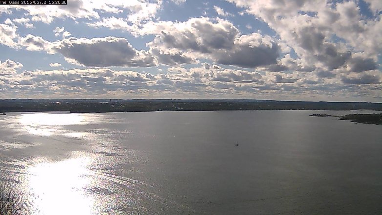 Lake Travis webcam, March 12, 2016 3:25 PM CT