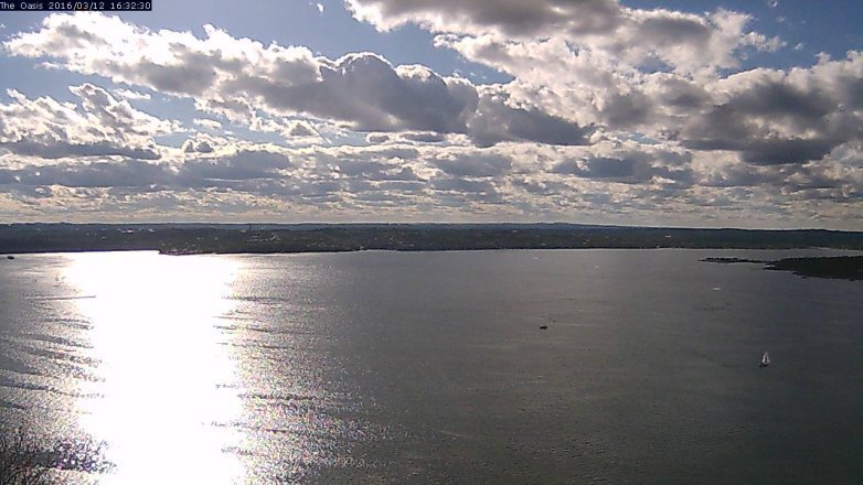 Lake Travis webcam, March 12, 2016 3:40 PM CT