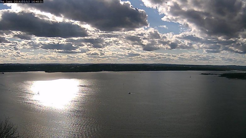 Lake Travis webcam, March 12, 2016 3:55 PM CT