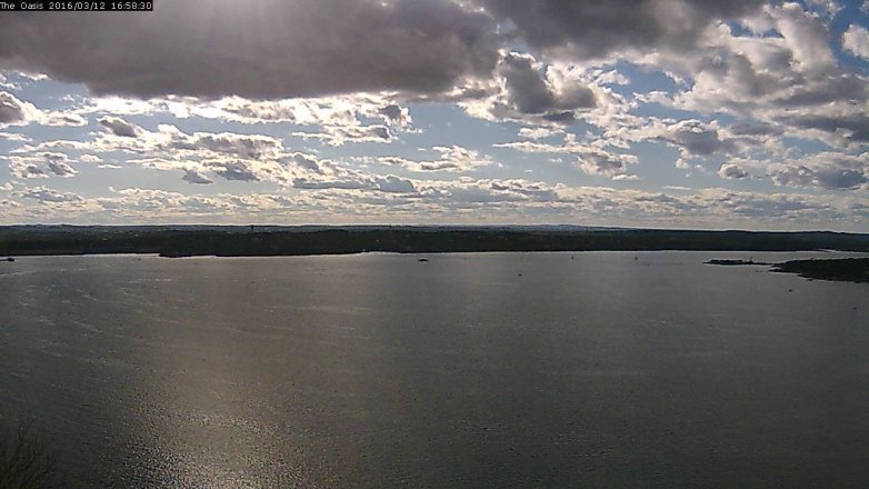 Lake Travis webcam, March 12, 2016 4:05 PM CT