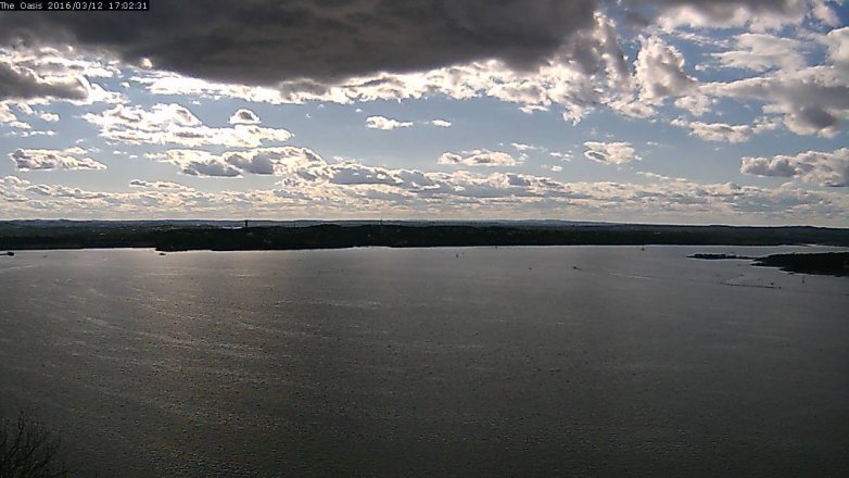 Lake Travis webcam, March 12, 2016 4:10 PM CT