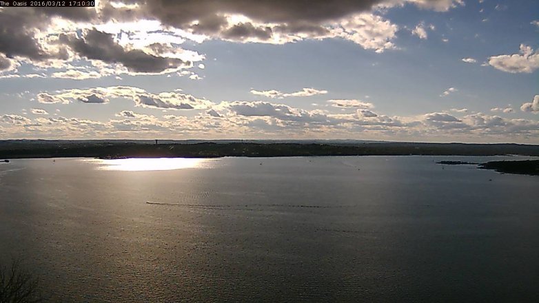 Lake Travis webcam, March 12, 2016 4:15 PM CT