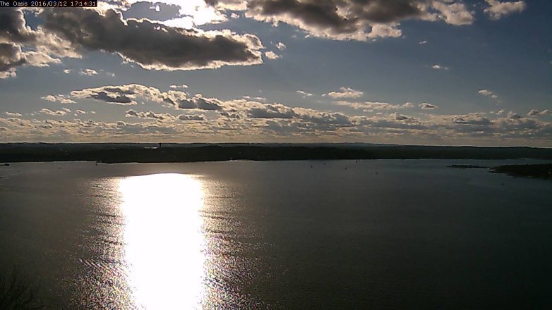 Lake Travis webcam, March 12, 2016 4:20 PM CT