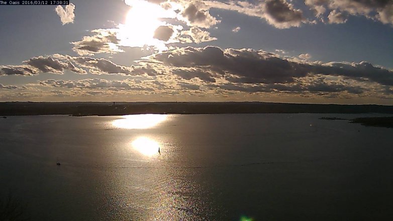 Lake Travis webcam, March 12, 2016 4:45 PM CT