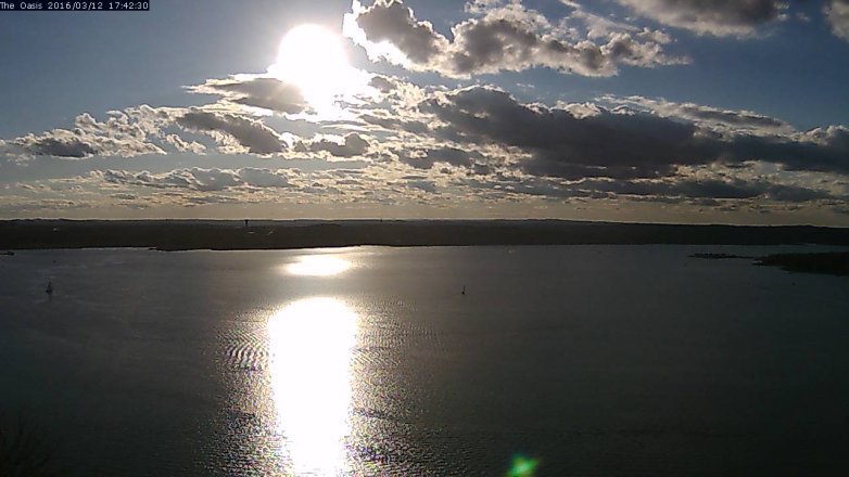 Lake Travis webcam, March 12, 2016 4:50 PM CT