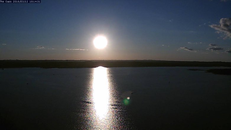 Lake Travis webcam, March 12, 2016 5:20 PM CT