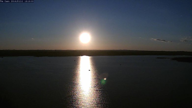 Lake Travis webcam, March 12, 2016 5:25 PM CT
