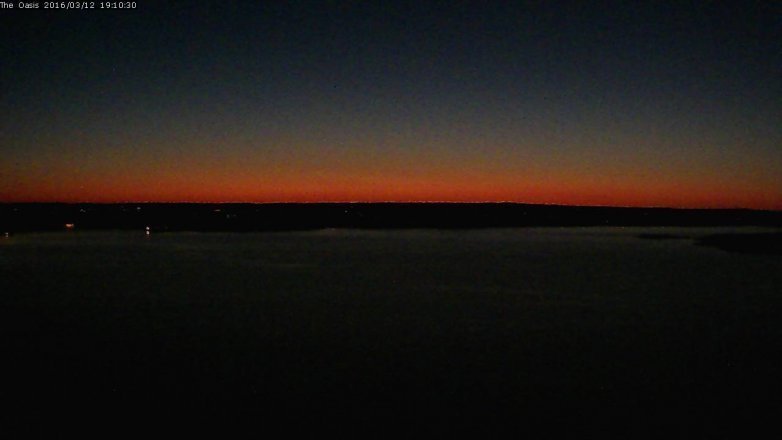 Lake Travis webcam, March 12, 2016 6:15 PM CT