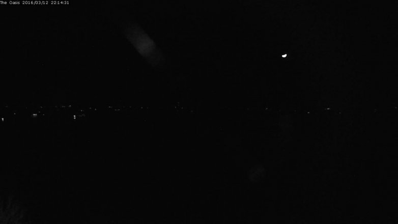Lake Travis webcam, March 12, 2016 9:20 PM CT