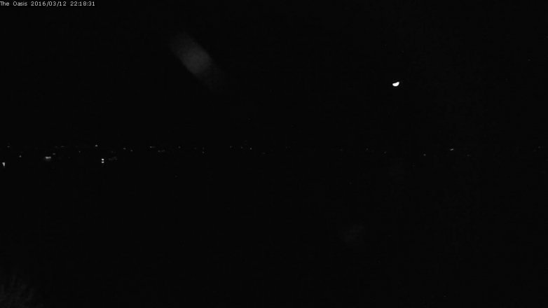 Lake Travis webcam, March 12, 2016 9:25 PM CT