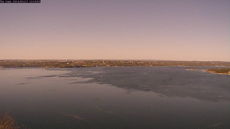 Lake Travis webcam, March 13, 2016 11:25 AM CT