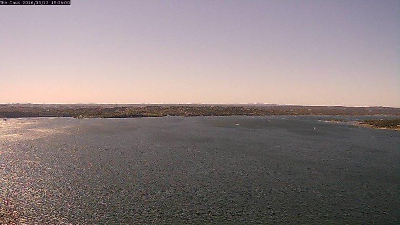 Lake Travis webcam, March 13, 2016 2:40 PM CT
