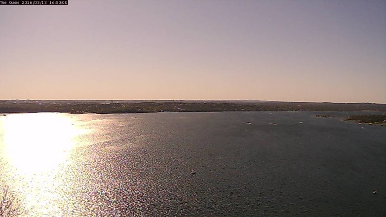 Lake Travis webcam, March 13, 2016 3:55 PM CT