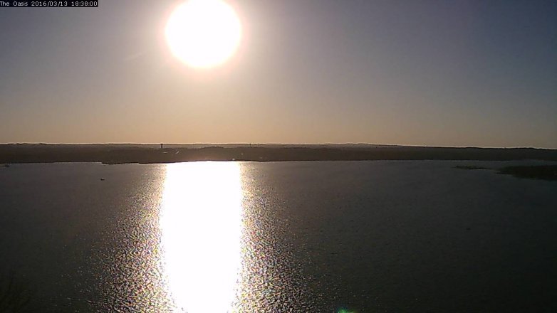 Lake Travis webcam, March 13, 2016 5:45 PM CT
