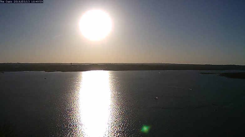 Lake Travis webcam, March 13, 2016 5:55 PM CT