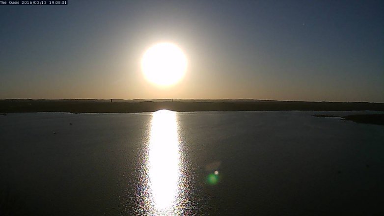 Lake Travis webcam, March 13, 2016 6:15 PM CT