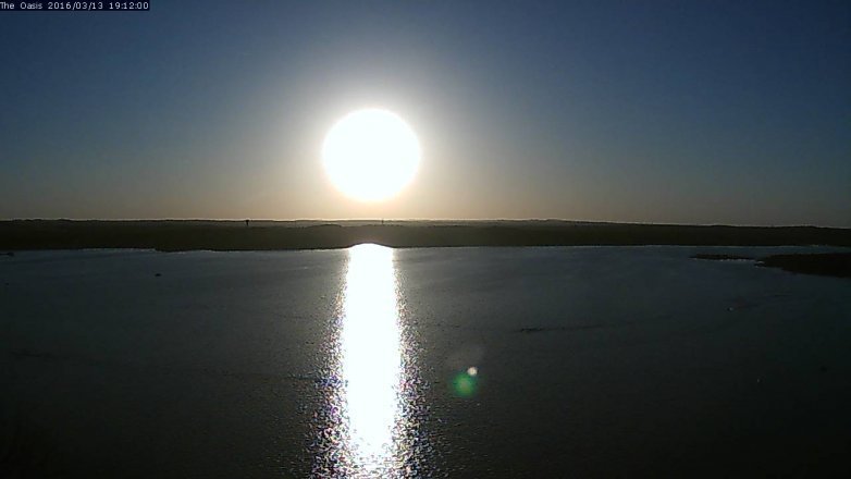 Lake Travis webcam, March 13, 2016 6:20 PM CT