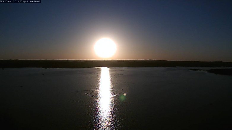 Lake Travis webcam, March 13, 2016 6:25 PM CT
