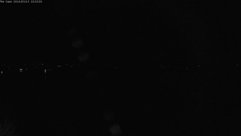 Lake Travis webcam, March 13, 2016 9:30 PM CT