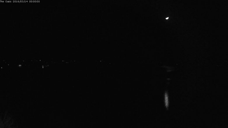 Lake Travis webcam, March 13, 2016 11:05 PM CT