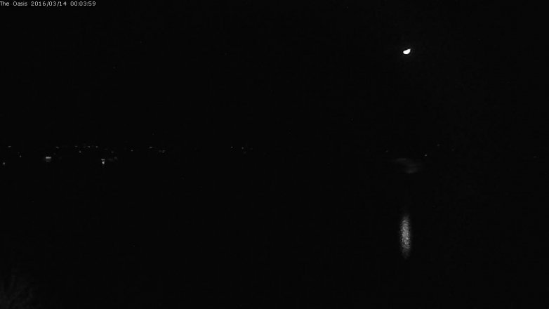 Lake Travis webcam, March 13, 2016 11:10 PM CT
