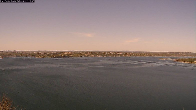 Lake Travis webcam, March 14, 2016 11:25 AM CT