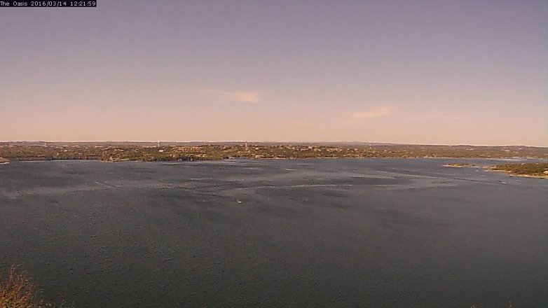 Lake Travis webcam, March 14, 2016 11:30 AM CT