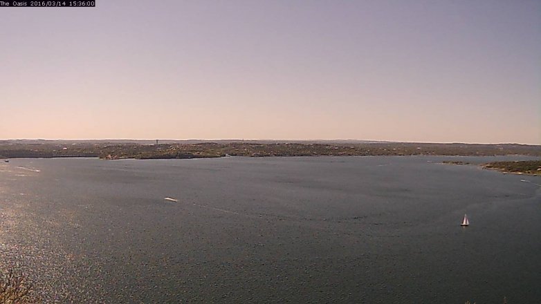 Lake Travis webcam, March 14, 2016 2:45 PM CT