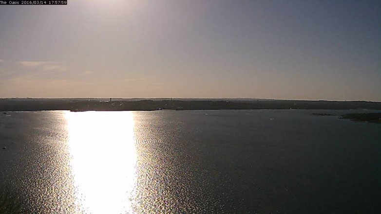 Lake Travis webcam, March 14, 2016 5:05 PM CT