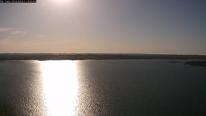 Lake Travis webcam, March 14, 2016 5:10 PM CT