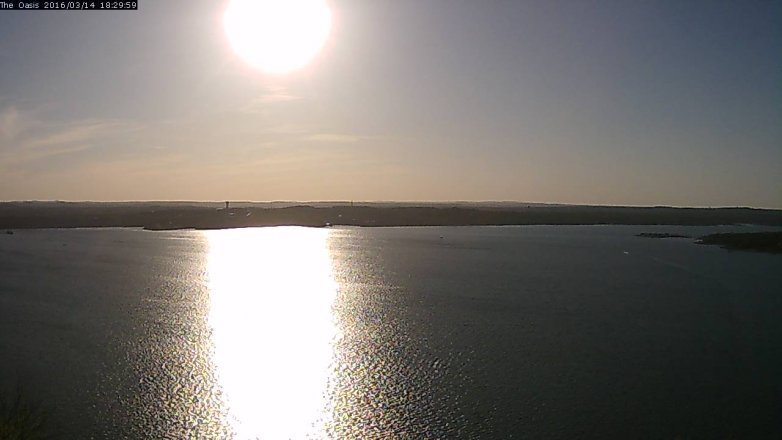 Lake Travis webcam, March 14, 2016 5:40 PM CT