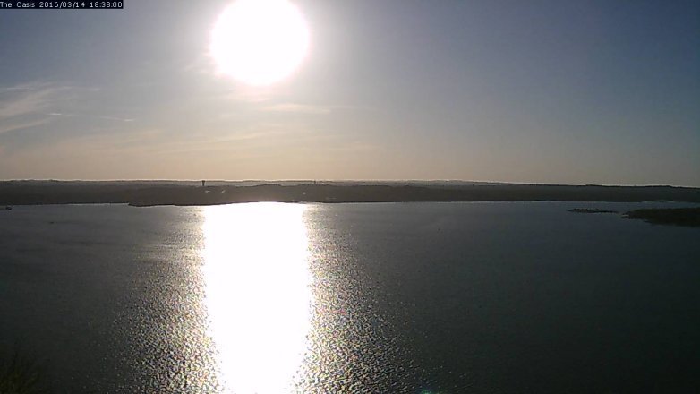 Lake Travis webcam, March 14, 2016 5:45 PM CT
