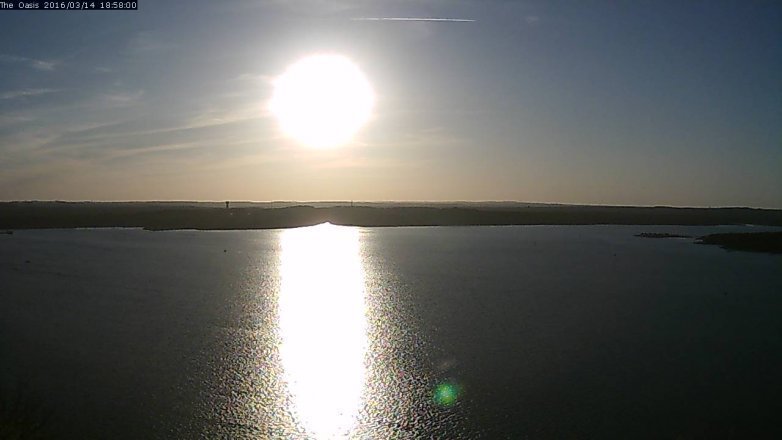 Lake Travis webcam, March 14, 2016 6:05 PM CT