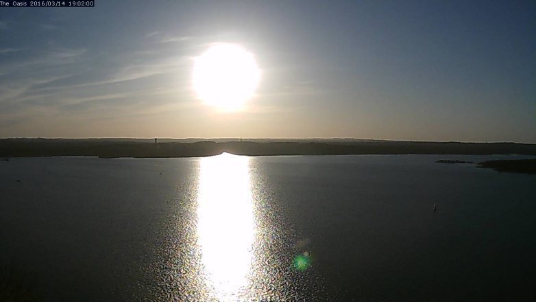 Lake Travis webcam, March 14, 2016 6:10 PM CT