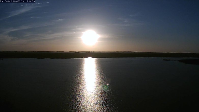 Lake Travis webcam, March 14, 2016 6:25 PM CT