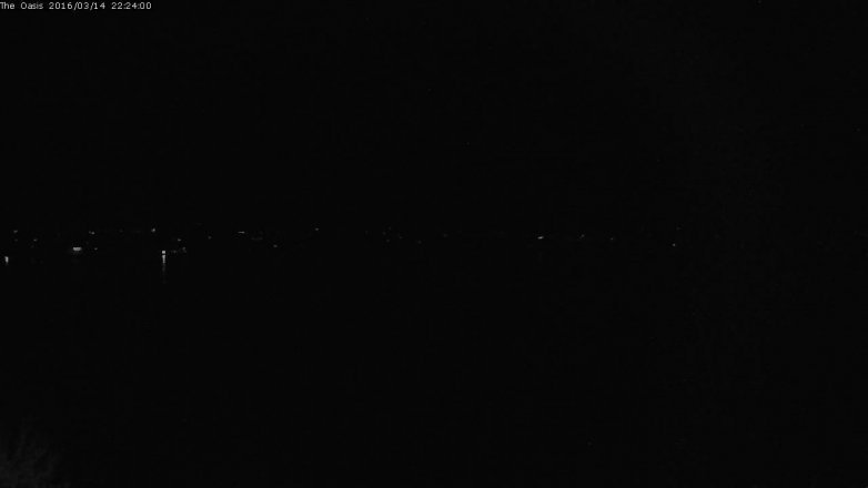 Lake Travis webcam, March 14, 2016 9:30 PM CT