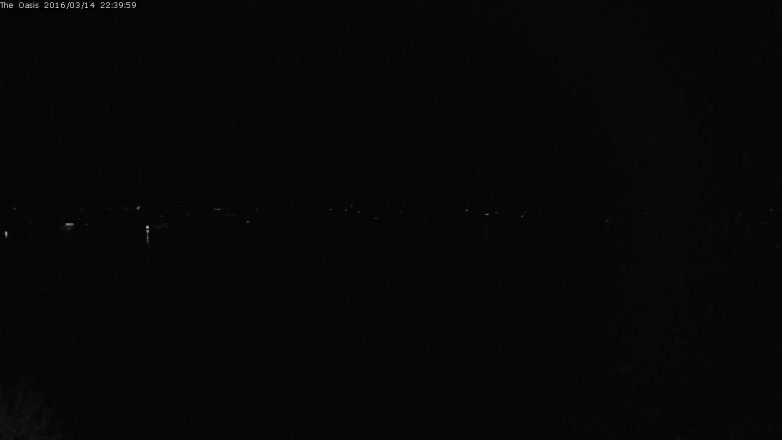 Lake Travis webcam, March 14, 2016 9:45 PM CT