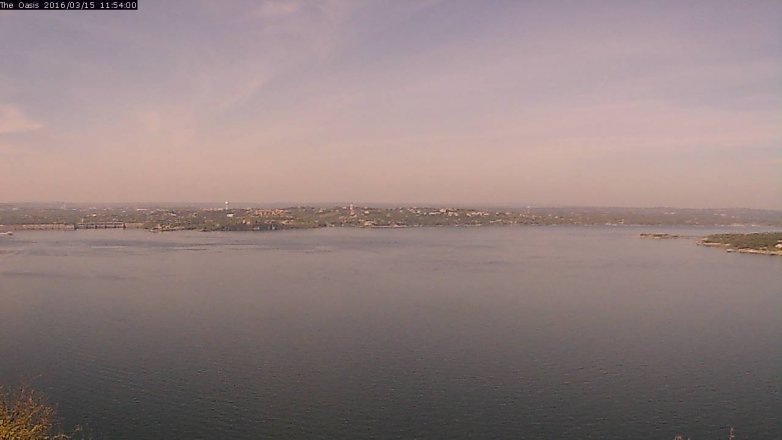 Lake Travis webcam, March 15, 2016 11:00 AM CT