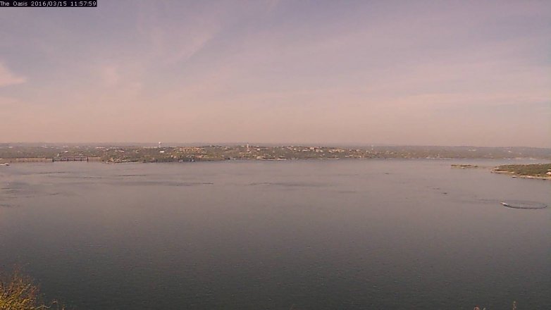 Lake Travis webcam, March 15, 2016 11:05 AM CT