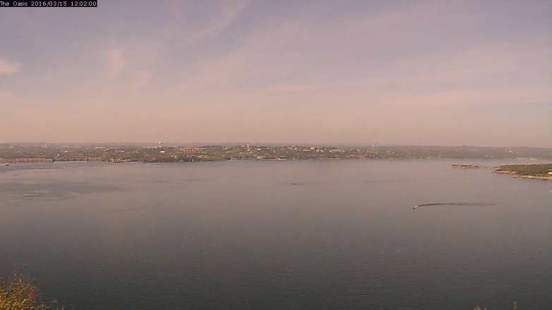 Lake Travis webcam, March 15, 2016 11:10 AM CT