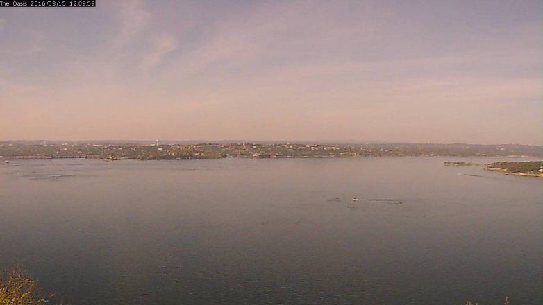 Lake Travis webcam, March 15, 2016 11:15 AM CT