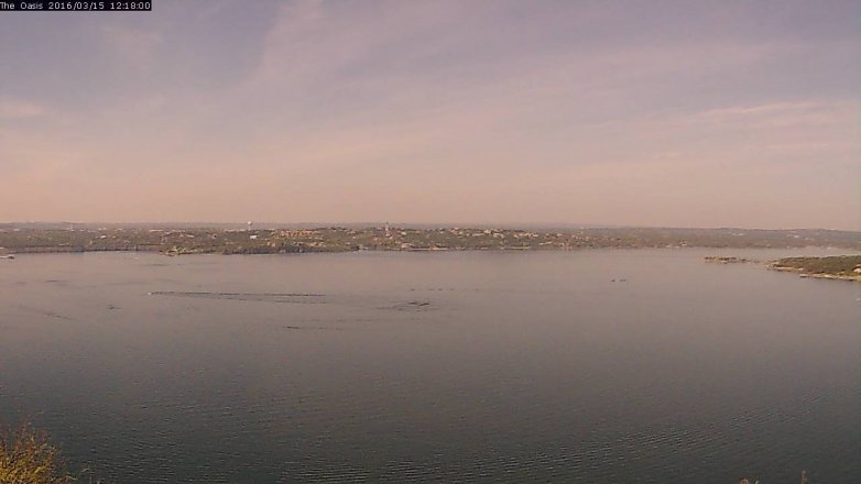Lake Travis webcam, March 15, 2016 11:25 AM CT