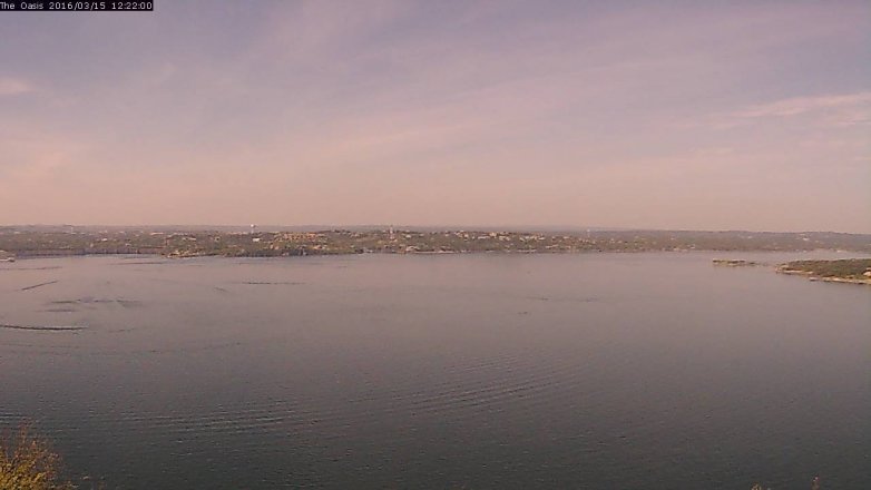 Lake Travis webcam, March 15, 2016 11:30 AM CT