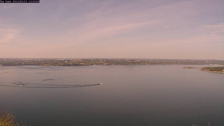 Lake Travis webcam, March 15, 2016 11:35 AM CT