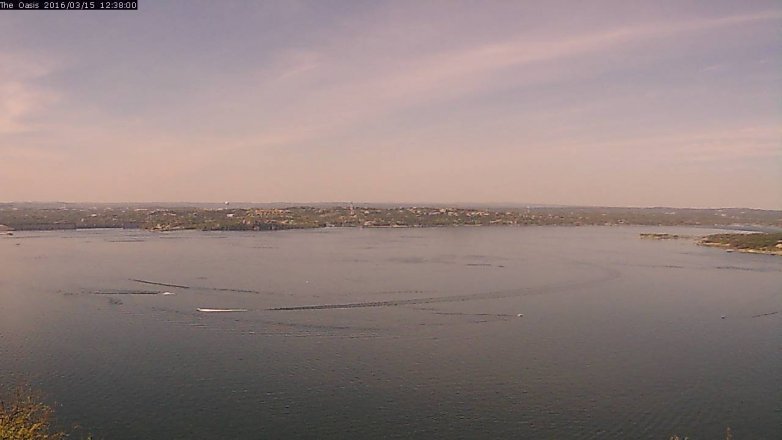 Lake Travis webcam, March 15, 2016 11:45 AM CT