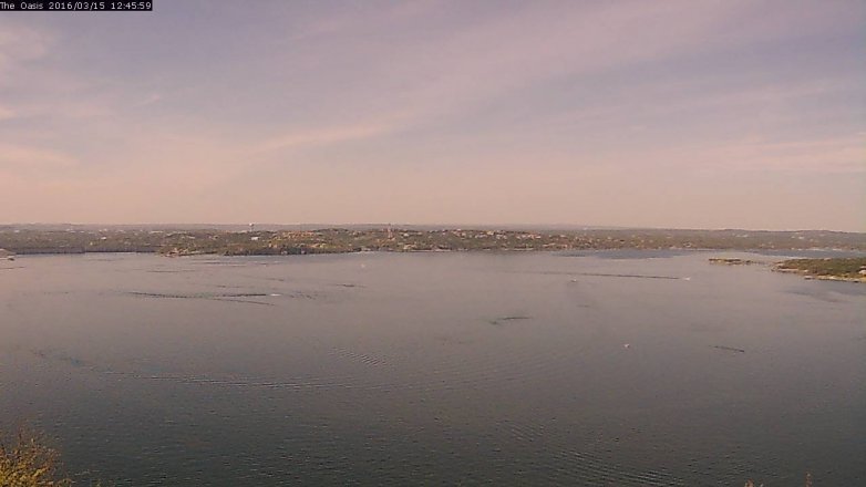 Lake Travis webcam, March 15, 2016 11:55 AM CT