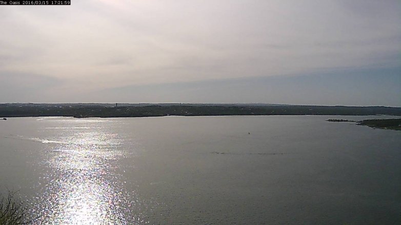 Lake Travis webcam, March 15, 2016 4:30 PM CT